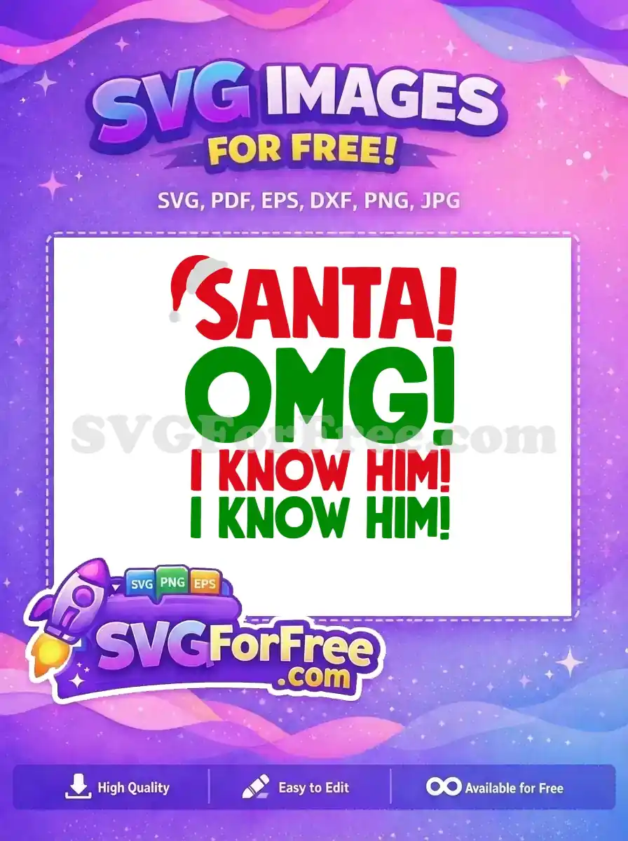 Free Red Hat Free OMG Know Him Elf Free SVG