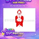 Free Shouting Free Red White Elf Buddy's Musical Christmas Free SVG - Instant Download