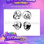 Free Abstract Geometric Free Smiling Elon Musk Tesla Free SVG - Instant Download