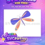 Free Purple Butterfly Free Dotted Wings Encanto Disney Free SVG - Instant Download