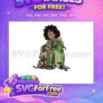 Free Worried Bruno Free Green Poncho Rats Encanto Disney Free SVG - Instant Download