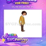 Free Smirking Camilo Free Yellow Poncho Encanto Disney Free SVG 1 - Instant Download