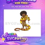 Free Antonio Free Brown Yellow Snake Encanto Disney Free SVG - Instant Download