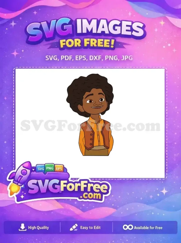 Free Happy Antonio Free Brown Vest Encanto Disney Free SVG