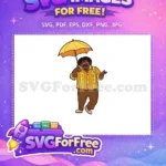 Free Joyful Felix Free Yellow Umbrella Colorful Shirt Encanto Disney Free SVG - Instant Download