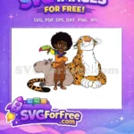 Free Smiling Antonio Toucan Free Capybara Jaguar Encanto Disney Free SVG - Instant Download