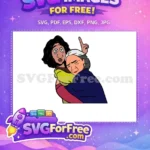 Free shocked Mirabel pointing Free comforting Abuela hugging Encanto Disney Free SVG - Instant Download