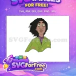 Free Worried Green Eyes Free Green Poncho Symbols Encanto Disney Free SVG - Instant Download