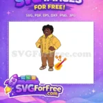 Free Smiling Agustín Yellow Shirt Free Maracas Guitar Encanto Free SVG - Instant Download