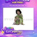 Free Distressed Bruno Free Green Poncho Rats Encanto Disney Free SVG - Instant Download