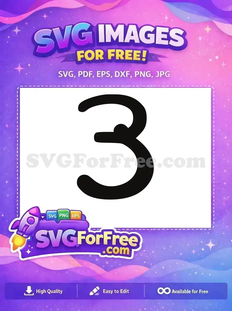Free Magic Number Three Free Family Celebration Encanto Disney Free SVG