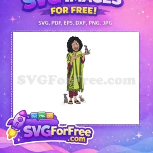 Free Bruno Poncho Free Smiling Rats Encanto Disney Free SVG