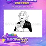 Free Abuela Alma Worried Expression Free Detailed Candle Necklace Encanto Disney Free SVG - Instant Download
