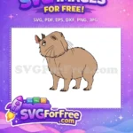 Free Brown Chispi Free Calm Capybara Encanto Disney Free SVG - Instant Download