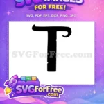 Free Black T Free Rustic Font Encanto Disney Free SVG - Instant Download