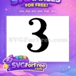 Free black three Free elegant design Encanto Disney Free SVG - Instant Download