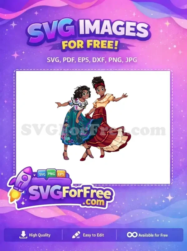 Free Mirabel Glasses Free Isabella Headband Encanto Disney Free SVG