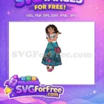 Free Mirabel happy Free green glasses Encanto Disney Free SVG - Instant Download