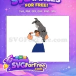 Free Confident Luisa Free Grey Donkey Encanto Disney Free SVG - Instant Download