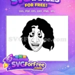 Free Bruno Madrigal Laughing Free Curly Hair Encanto Disney Free SVG - Instant Download