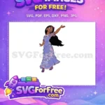 Free Isabela Floral Free Smiling Flower Encanto Disney Free SVG - Instant Download