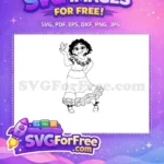 Free Mirabel Glasses Free Butterfly Skirt Encanto Disney Free SVG - Instant Download