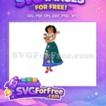 Free Mirabel Glasses Free Floral Skirt Encanto Disney Free SVG - Instant Download
