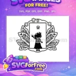 Free Mirabel Ball Silhouette Free Butterfly Floral Encanto Disney Free SVG - Instant Download