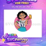 Free Mirabel Happy Smile Free Yellow Butterfly Encanto Disney Free SVG - Instant Download