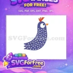 Free Purple Polka Dot Free Red Crest Encanto Disney Free SVG - Instant Download