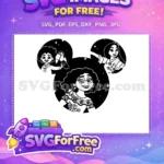 Free Mirabel Antonio Isabela Free Smiling Monochrome Encanto Disney Free SVG - Instant Download