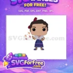 Free Strong Luisa Madrigal Dumbbells Free Purple Skirt Encanto Disney Free SVG - Instant Download
