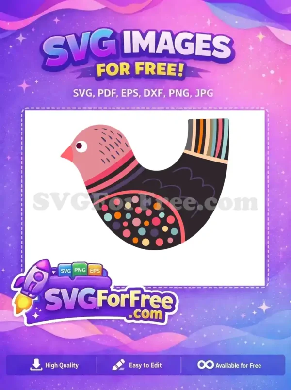 Free Pink Headed Bird Free Colorful Polka Dot Belly Encanto Disney Free SVG Free Pink Headed Bird Free Colorful Polka Dot Belly Encanto Disney Free SVG
