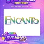 Free Colorful Gradient Free Stylized Font Encanto Disney Free SVG - Instant Download