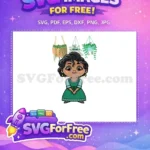 Free Rosy Cheeks Mirabel Free Green Apron Dress Encanto Disney Free SVG - Instant Download