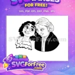 Free Joyful Mirabel Glasses Free Loving Abuela Alma Encanto Disney Free SVG - Instant Download