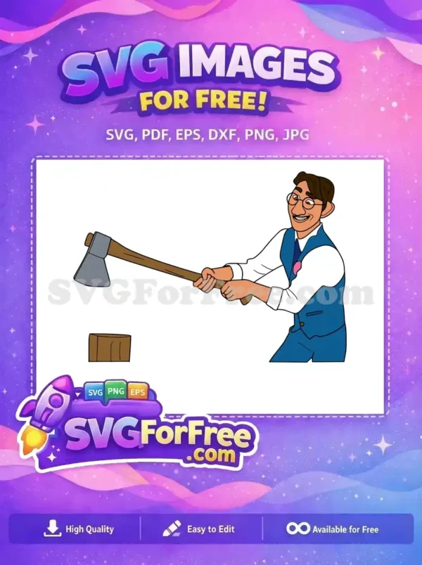 Free Agustin Madrigal happy axe Free blue vest Encanto Disney Free SVG Free Agustin Madrigal happy axe Free blue vest Encanto Disney Free SVG