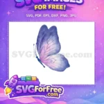 Free Purple Pink Butterfly Free Watercolor Encanto Disney Free SVG - Instant Download