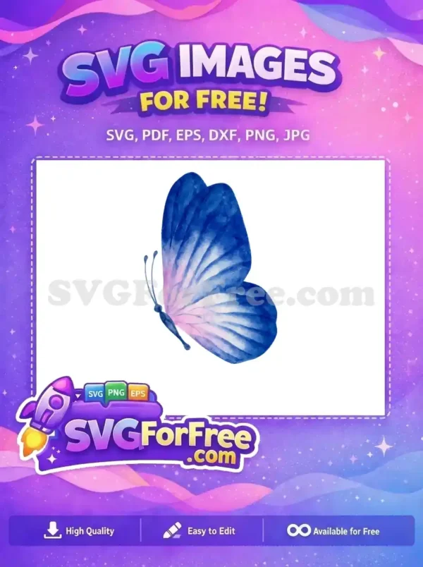 Free Colorful Butterfly Free Gradient Wings Encanto Disney Free SVG