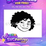 Free Mischievous Antonio Free Curly Freckled Encanto Disney Free SVG - Instant Download