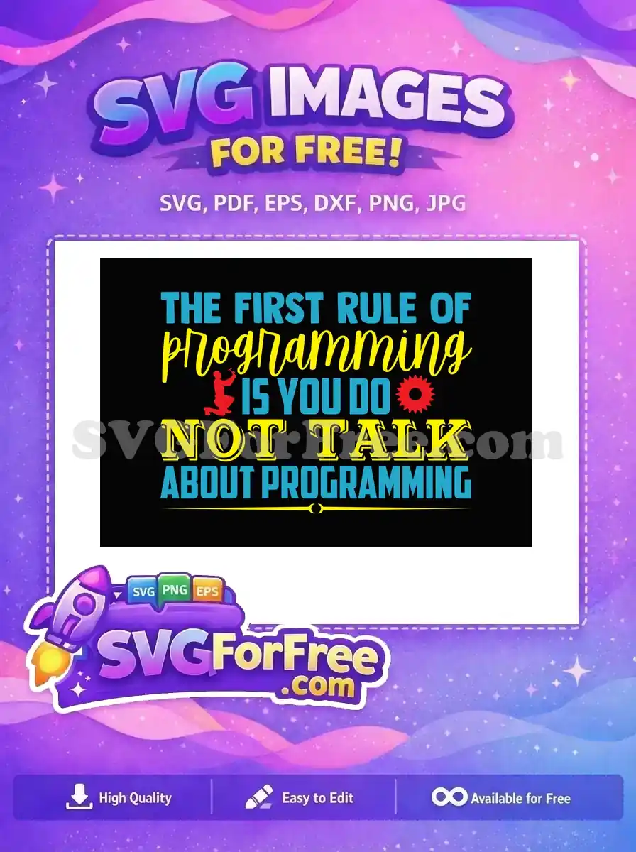 Free Blue Yellow Programming Free Red Engineer Quotes Free SVG