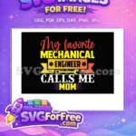 Free Red Script Mom Free Wrench Engineer Quotes Free SVG - Instant Download