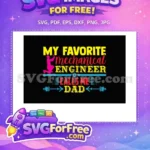 Free Pink Hammer Engineer Free Dad Quote Engineer Quotes Free SVG - Instant Download