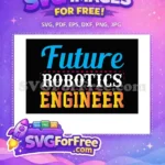 Free Blue Future Free White Pink Robotics Engineer Free SVG - Instant Download