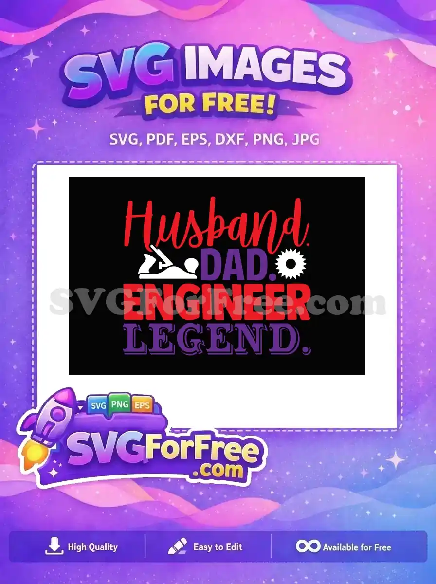 Free Red Husband Dad Free White Plane Gear Engineer Quotes Free SVG