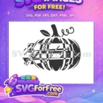 Free Abstract Pumpkin Free Shattered Design FALL Shirt Free SVG - Instant Download