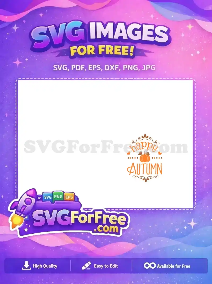 Free Happy Orange Pumpkin Free Brown Swirls Hearts Fall Season Shirt Free SVG