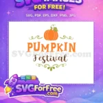 Free Orange Pumpkin Art Free Autumn Swirls Quote Pumpkin Festival Free SVG - Instant Download