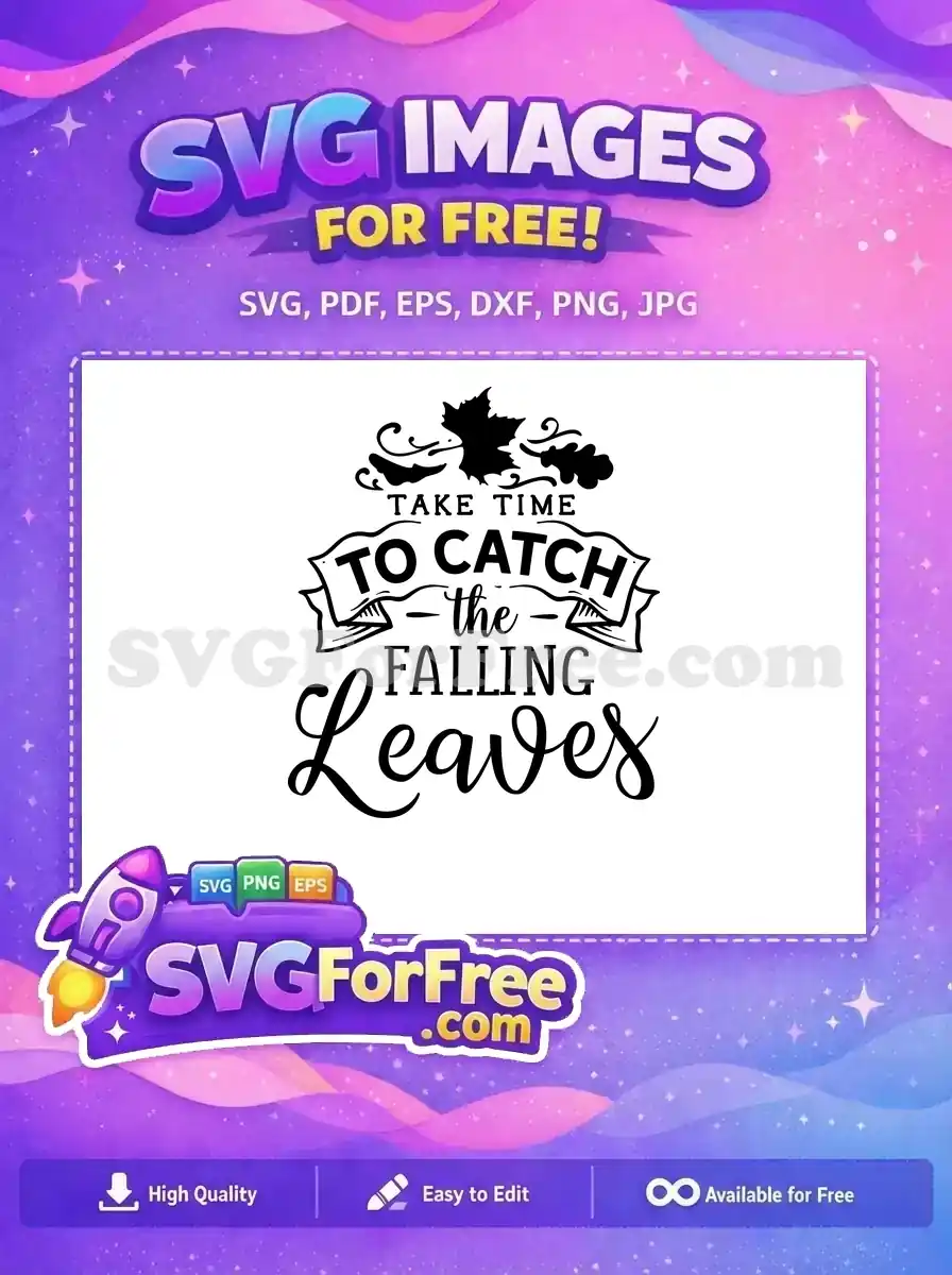 Free Falling Leaves Free Maple Oak Script Thanksgiving Free SVG