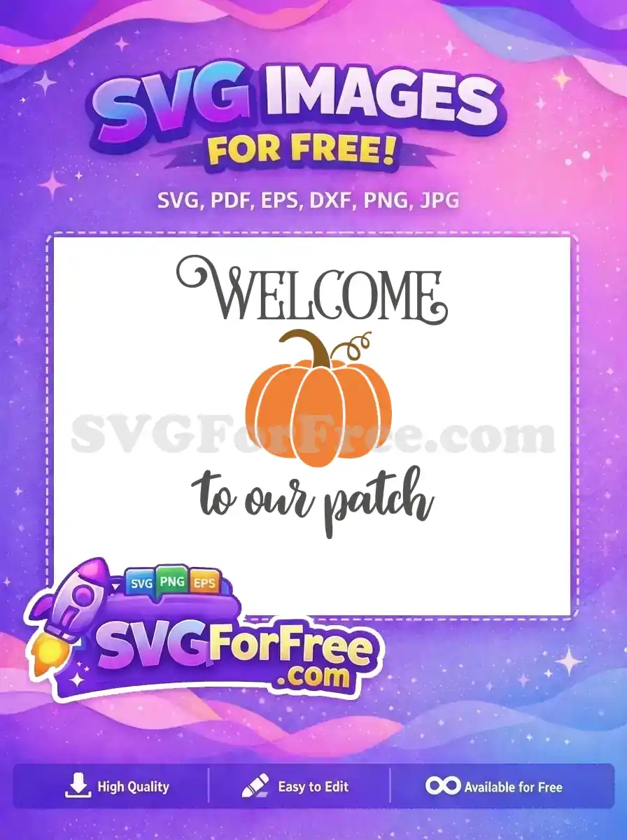 Free Pumpkin Free Welcome Fall Thanksgiving Quotes Free SVG